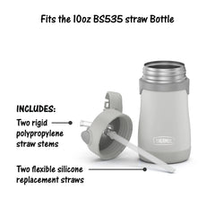 10oz THERMOS® KIDS BOTTLE REPLACEMENT STRAWS 2-PACK