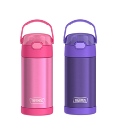 12oz FUNtainer Water Bottles Pink & Purple Bundle