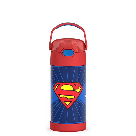 12oz FUNTAINER® WATER BOTTLE SUPERMAN