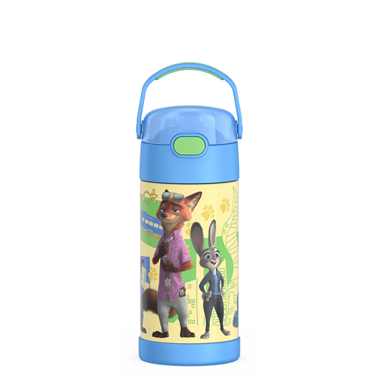 12oz FUNTAINER® WATER BOTTLE DISNEY ZOOTOPIA 2