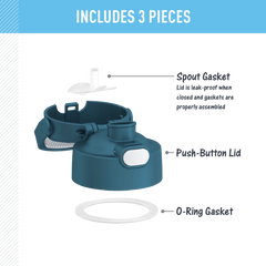 FUNTAINER® WATER BOTTLE - REPLACEMENT SPOUT LID