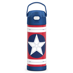 16oz FUNTAINER® WATER BOTTLE CAPTAIN AMERICA