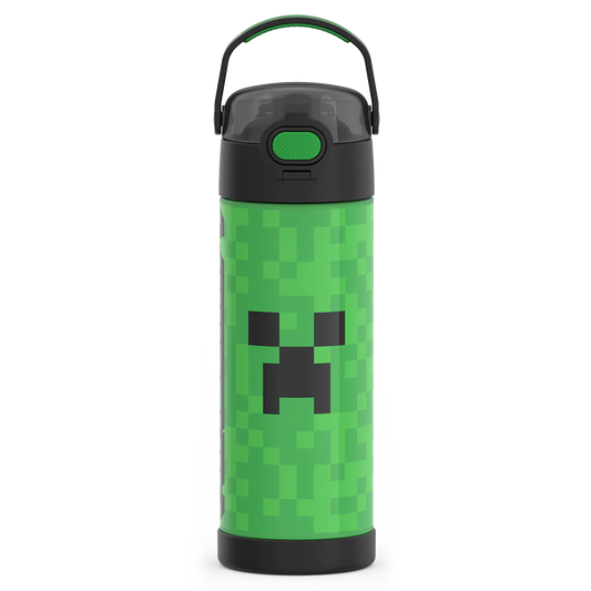 16oz FUNTAINER® WATER BOTTLE MINECRAFT