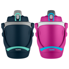 64oz Insulated Water Bottle Navy & Pink Bundle