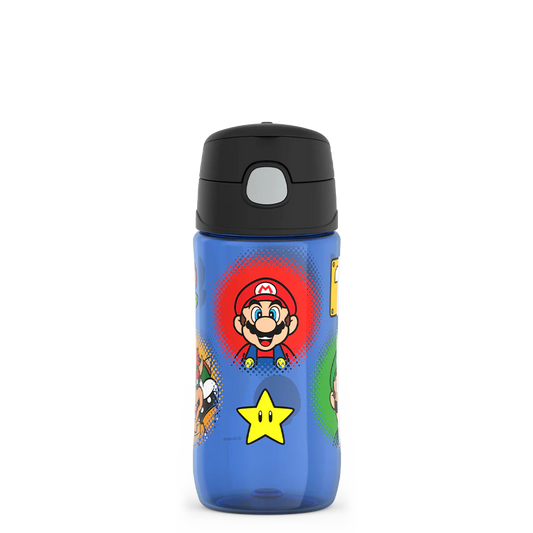 16oz THERMOS® KIDS WATER BOTTLE WITH SPOUT LID MARIO KART™