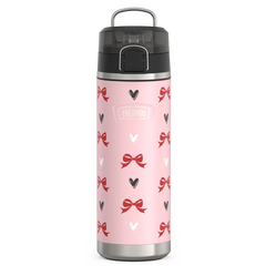 24oz ICON™ WATER BOTTLE WITH SPOUT - RIBBON HEARTS