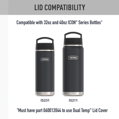 32oz ICON™ DUAL TEMP BEVERAGE BOTTLE - REPLACEMENT LID COVER