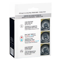 CUP HOLDER MUG REPLACEMENT LID - CLEAR