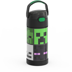 12oz FUNTAINER® WATER BOTTLE MINECRAFT