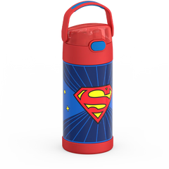 12oz FUNTAINER® WATER BOTTLE SUPERMAN
