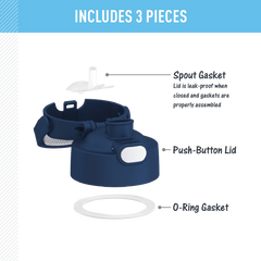 FUNTAINER® WATER BOTTLE - REPLACEMENT SPOUT LID