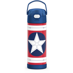16oz FUNTAINER® WATER BOTTLE CAPTAIN AMERICA