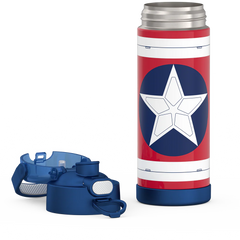 16oz FUNTAINER® WATER BOTTLE CAPTAIN AMERICA