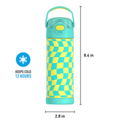 16oz FUNTAINER® WATER BOTTLE WITH LOCKING LID