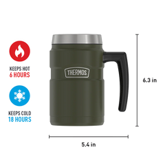 16oz STAINLESS KING™ COFFEE MUG