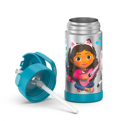 12oz FUNTAINER® WATER BOTTLE GABBYS DOLLHOUSE