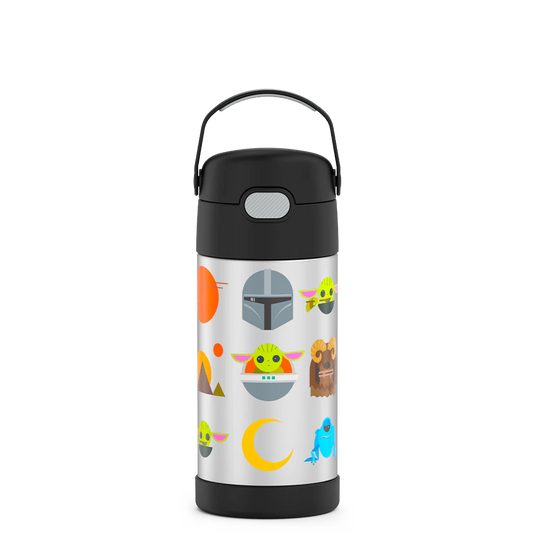 12oz FUNTAINER® WATER BOTTLE THE MANDALORIAN™