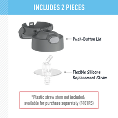 FUNTAINER® WATER BOTTLE - REPLACEMENT STRAW LID