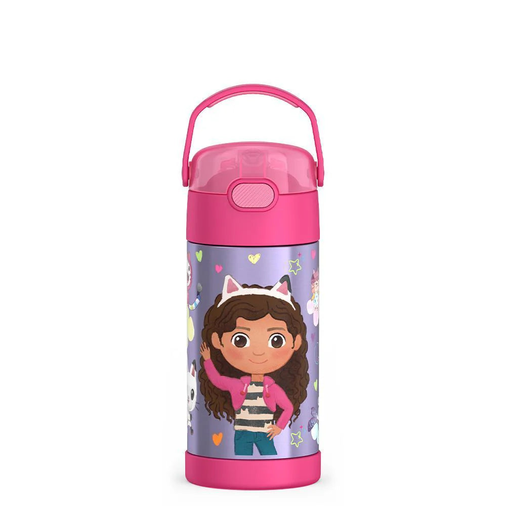 12oz FUNTAINER® WATER BOTTLE GABBY'S DOLLHOUSE