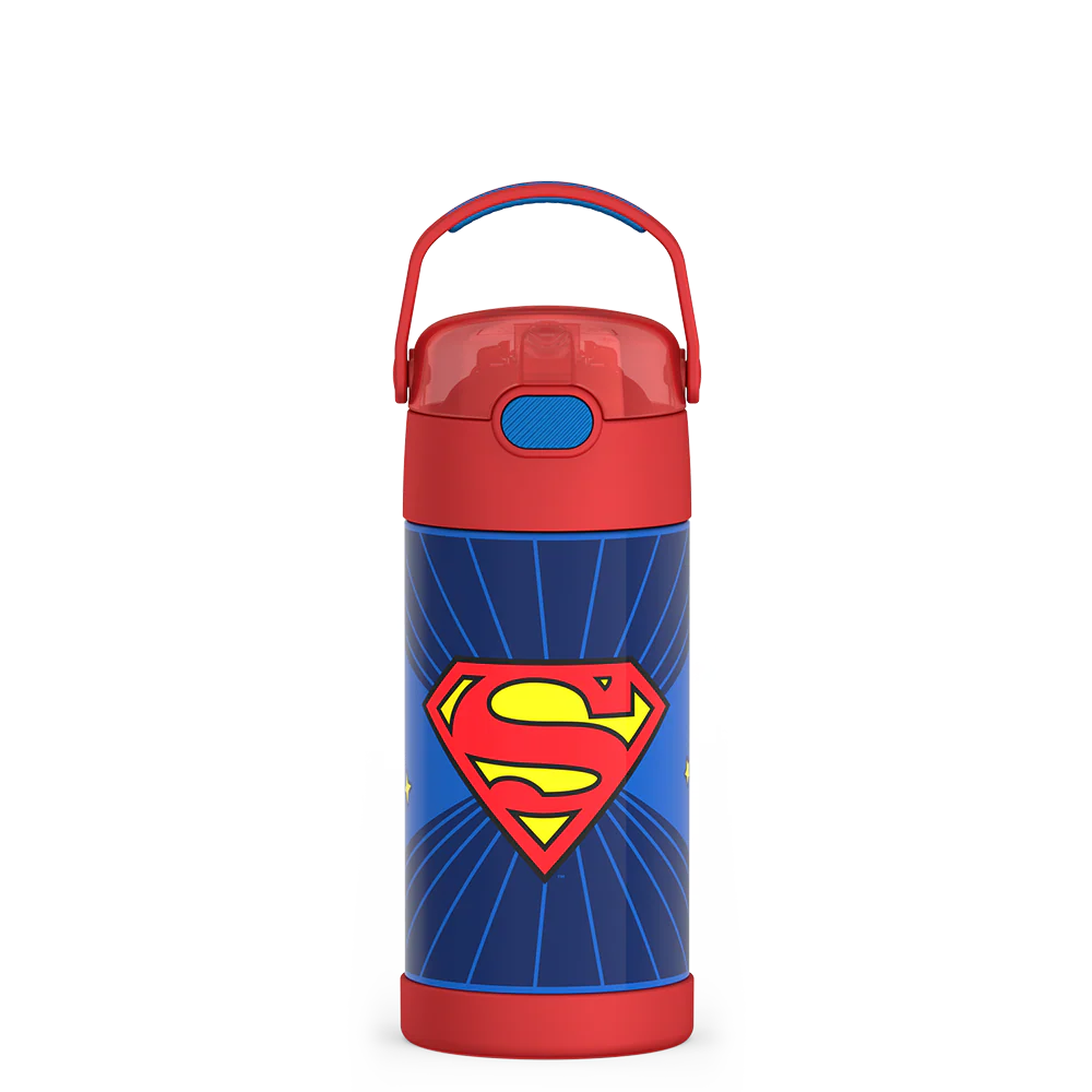 12oz FUNTAINER® WATER BOTTLE SUPERMAN