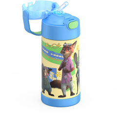 12oz FUNTAINER® WATER BOTTLE DISNEY ZOOTOPIA 2