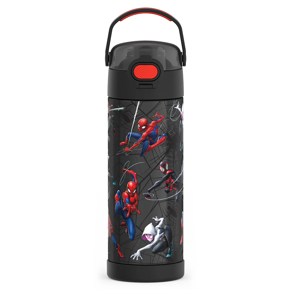 16oz FUNTAINER® WATER BOTTLE SPIDER-MAN
