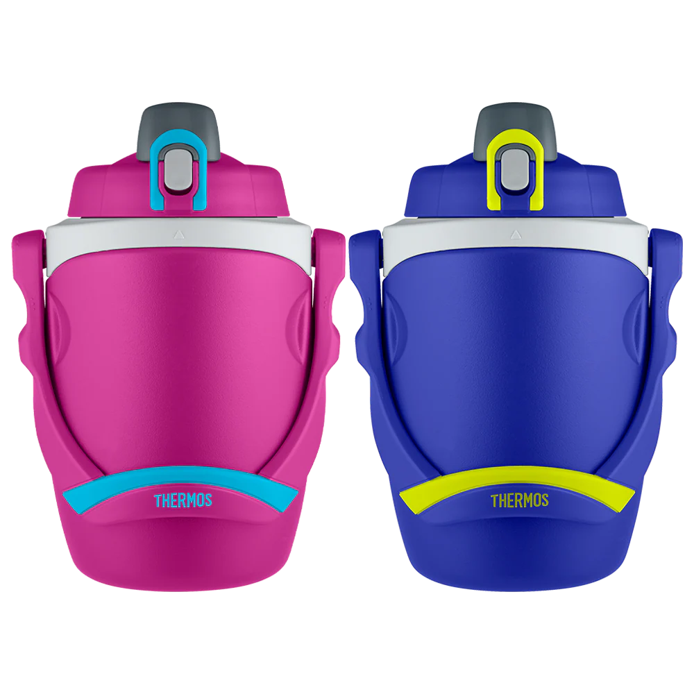 64oz Insulated Water Bottle Blue & Pink Bundle