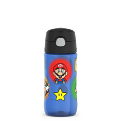 16oz THERMOS® KIDS WATER BOTTLE WITH SPOUT LID MARIO KART™