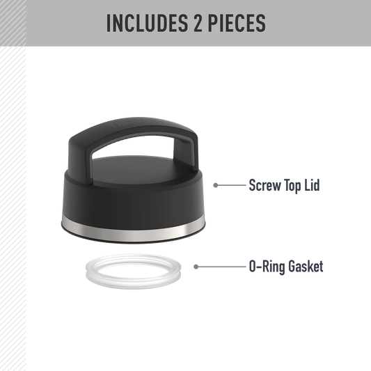 24oz ICON™ WATER BOTTLE SCREW TOP - REPLACEMENT LID