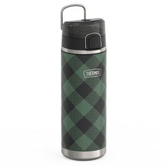 24oz ICON™ WATER BOTTLE WITH SPOUT - EVERGREEN CHECK
