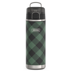 24oz ICON™ WATER BOTTLE WITH SPOUT - EVERGREEN CHECK