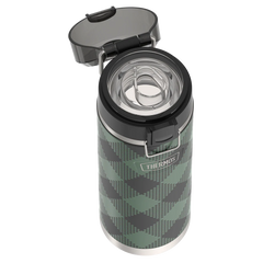 24oz ICON™ WATER BOTTLE WITH SPOUT - EVERGREEN CHECK