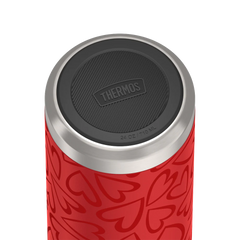 24oz ICON™ WATER BOTTLE WITH SPOUT - TONAL HEARTS