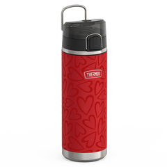24oz ICON™ WATER BOTTLE WITH SPOUT - TONAL HEARTS