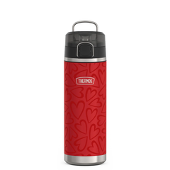 24oz ICON™ WATER BOTTLE WITH SPOUT - TONAL HEARTS