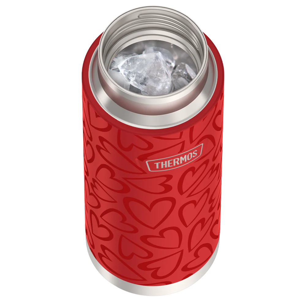 24oz ICON™ WATER BOTTLE WITH SPOUT - TONAL HEARTS