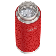 24oz ICON™ WATER BOTTLE WITH SPOUT - TONAL HEARTS