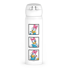 16oz STAINLESS STEEL DIRECT DRINK BOTTLE - DISNEY DAISY DUCK SIGNATURE