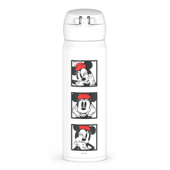 16oz STAINLESS STEEL DIRECT DRINK BOTTLE - DISNEY MINNIE MOUSE SIGNATURE