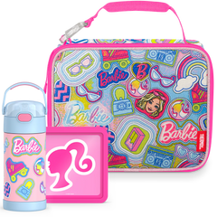Barbie™ Bundle - Soft Lunch Box, 12oz FUNtainer® Water Bottle & Hard Ice