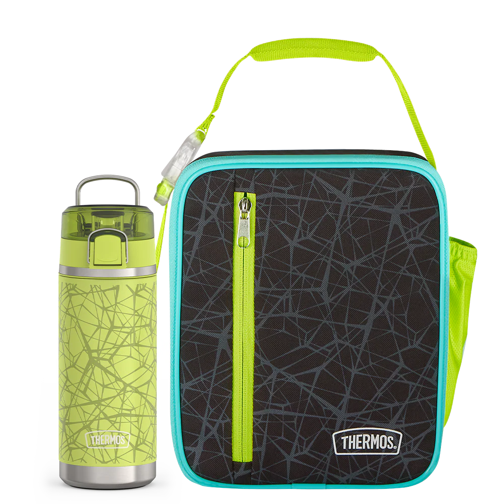 Sport Web Upright & 18oz Icon™ Kids Water Bottle Bundle