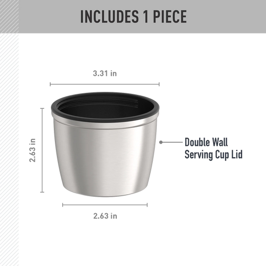 40oz STAINLESS KING™ BEVERAGE BOTTLE - REPLACEMENT SERVING CUP LID