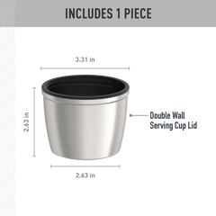 40oz STAINLESS KING™ BEVERAGE BOTTLE - REPLACEMENT SERVING CUP LID