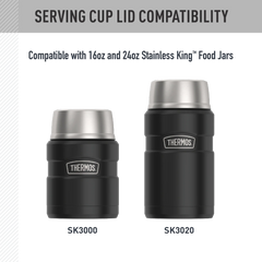 16oz + 24oz STAINLESS KING™ FOOD JAR - REPLACEMENT SERVING CUP LID