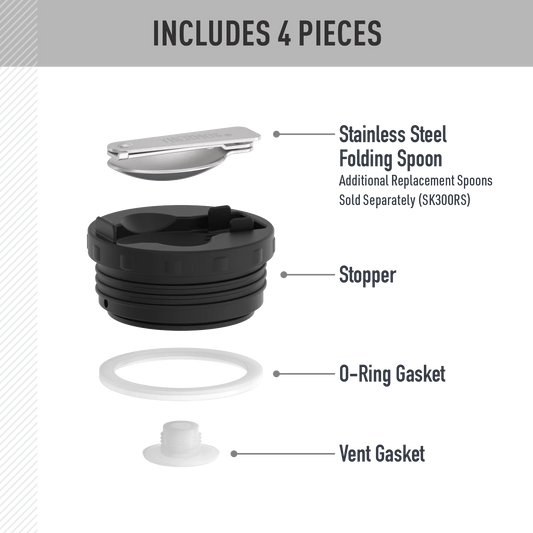 16oz + 24oz STAINLESS KING™ FOOD JAR - REPLACEMENT STOPPER