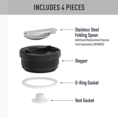 16oz + 24oz STAINLESS KING™ FOOD JAR - REPLACEMENT STOPPER