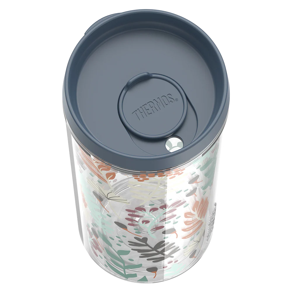 24oz DOUBLE WALL TUMBLER WHIMSICAL LEAVES