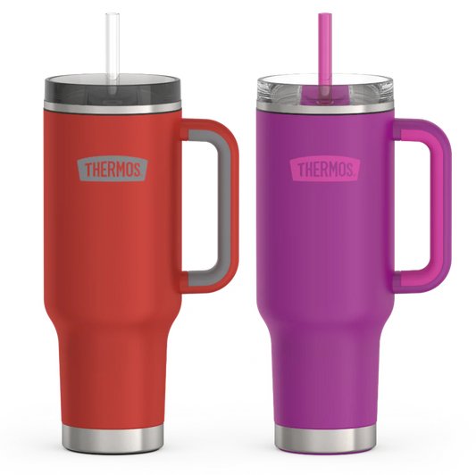 40oz Cup Holder Mug Bundle - Crimson & Plum