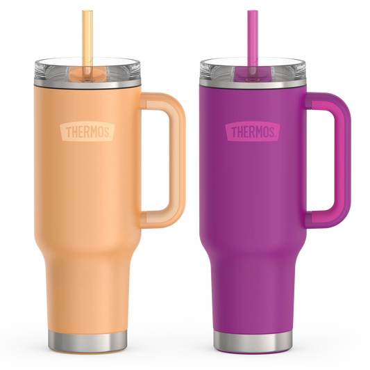 40oz Cup Holder Mug Bundle - Melon & Plum