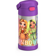 12oz FUNTAINER® WATER BOTTLE RAINBOW HIGH